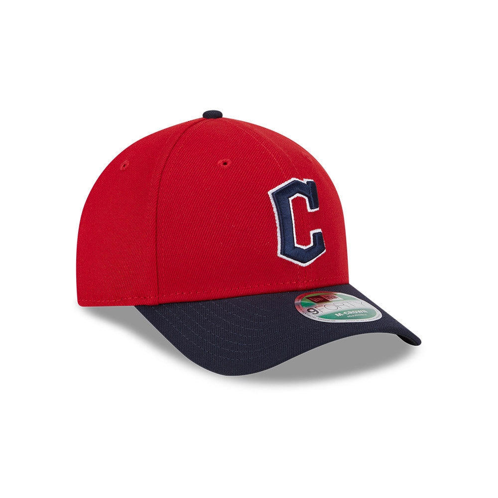Cleveland Guardians New Era 9FORTY Home M-Crown Player Replica Adjustable Hat product image 3, provided for visual reference