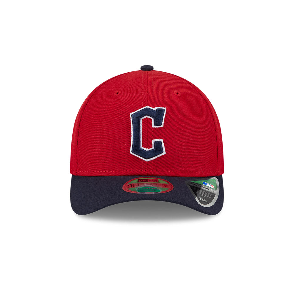 Cleveland Guardians New Era 9FORTY Home M-Crown Player Replica Adjustable Hat product image 2, provided for visual reference