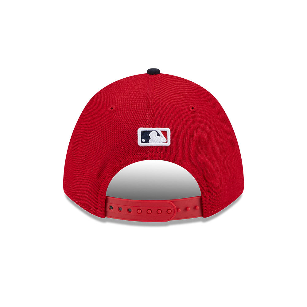 Cleveland Guardians New Era 9FORTY Home M-Crown Player Replica Adjustable Hat product image 7, provided for visual reference