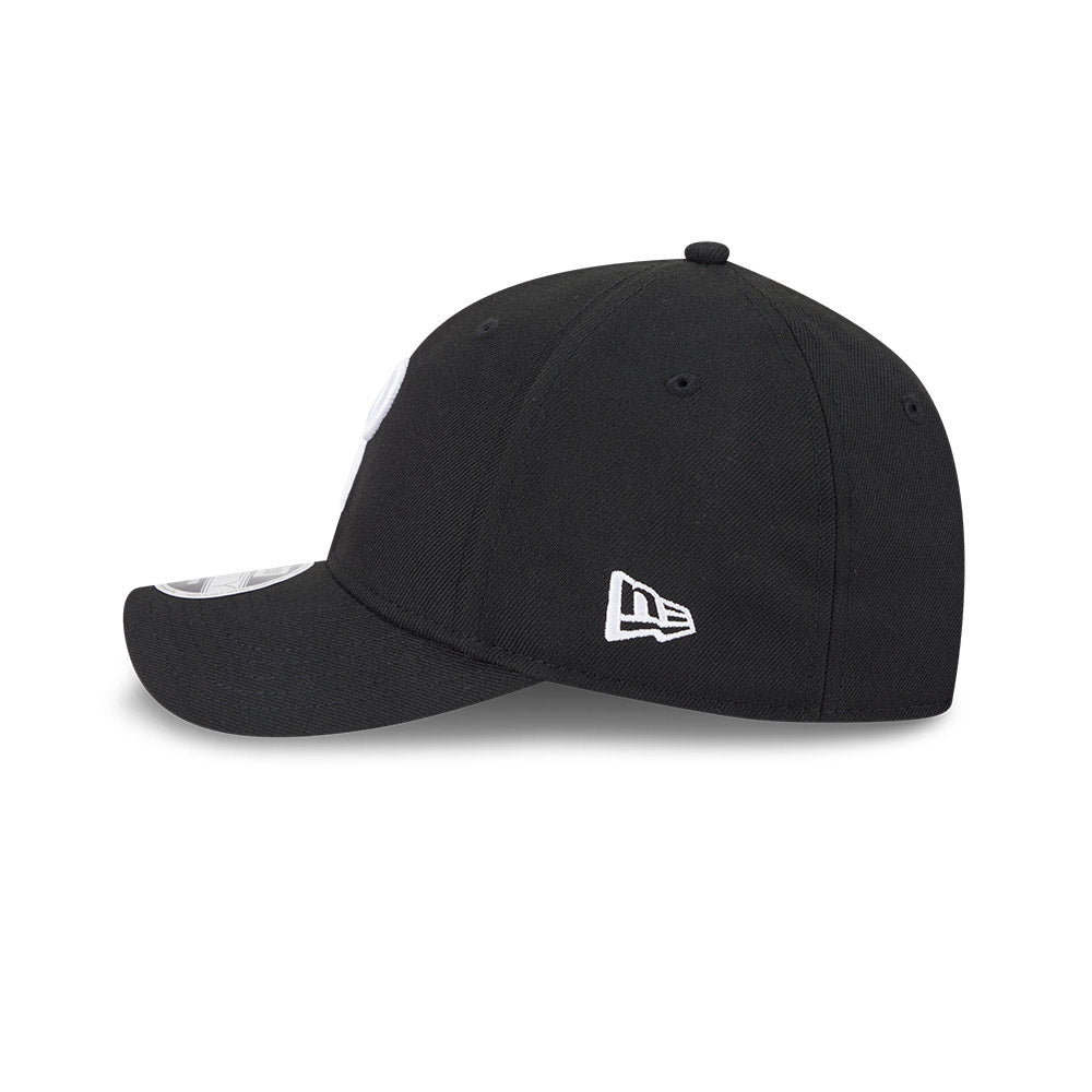 Philadelphia Phillies New Era Black/White 9FORTY M-Crown Adjustable Hat product image 2, provided for visual reference and