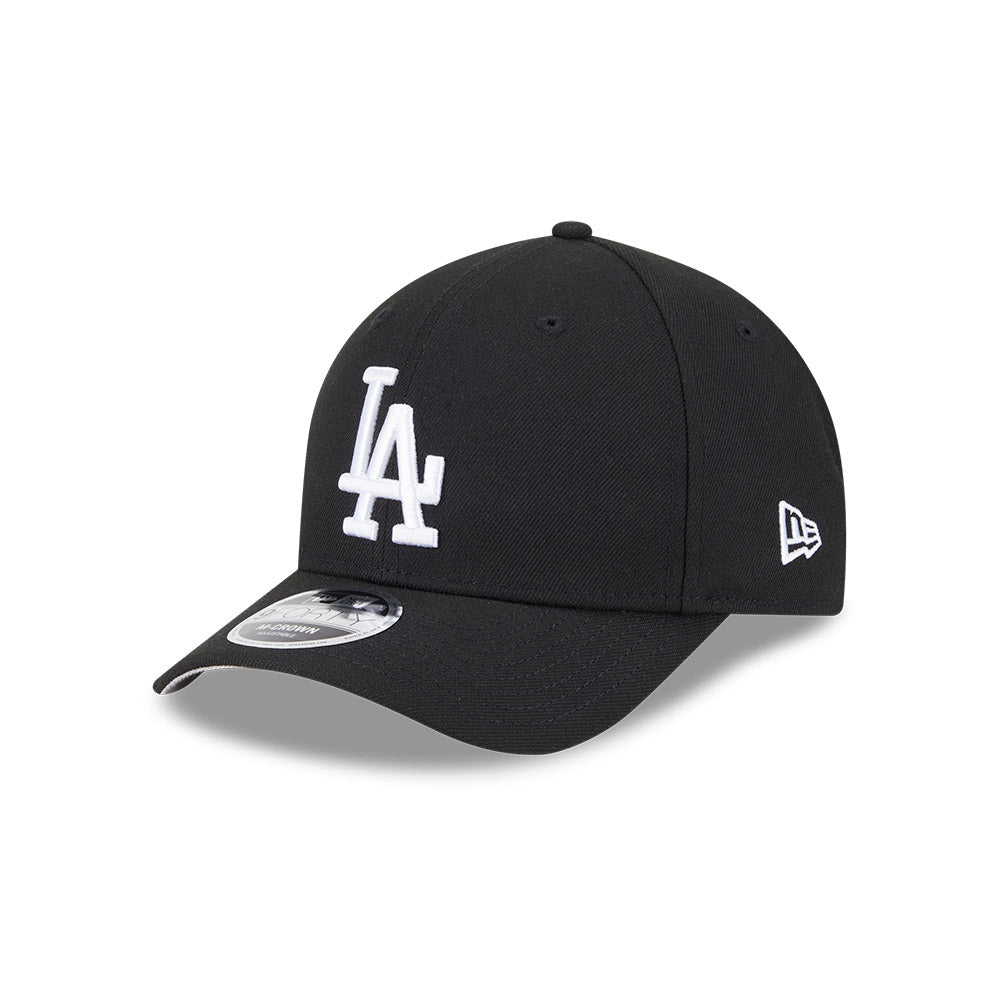 Los Angeles Dodgers New Era Black/White 9FORTY M-Crown Adjustable Hat product image 1, provided for visual reference and