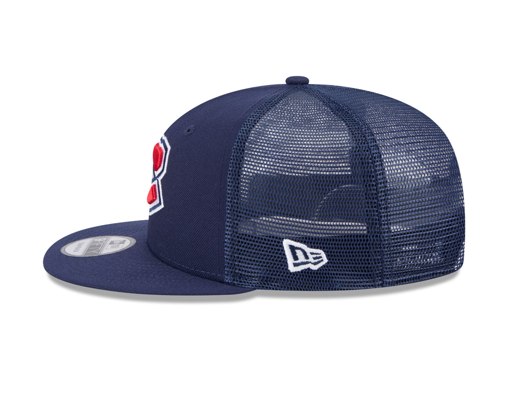Montreal Canadiens NHL New Era Men Navy 9Fifty Trucker Snapback product image 5, provided for visual reference and product