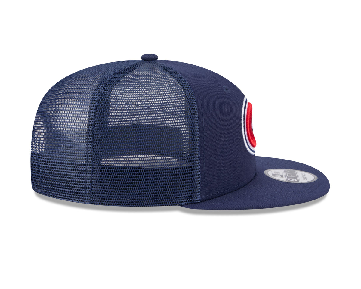 Montreal Canadiens NHL New Era Men Navy 9Fifty Trucker Snapback product image 6, provided for visual reference and product