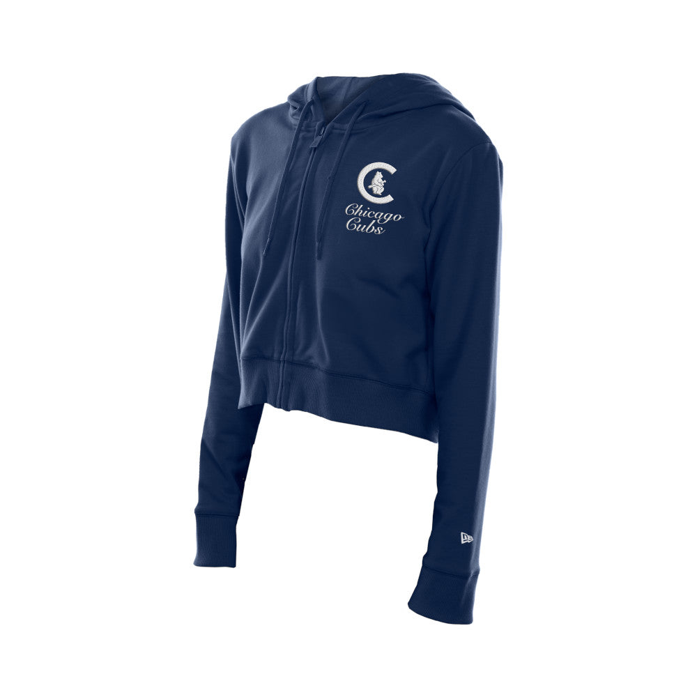 Chicago Cubs New Era Women Navy 1948 G1 Full Zip Sweatshirt product image 3, provided for visual reference and product