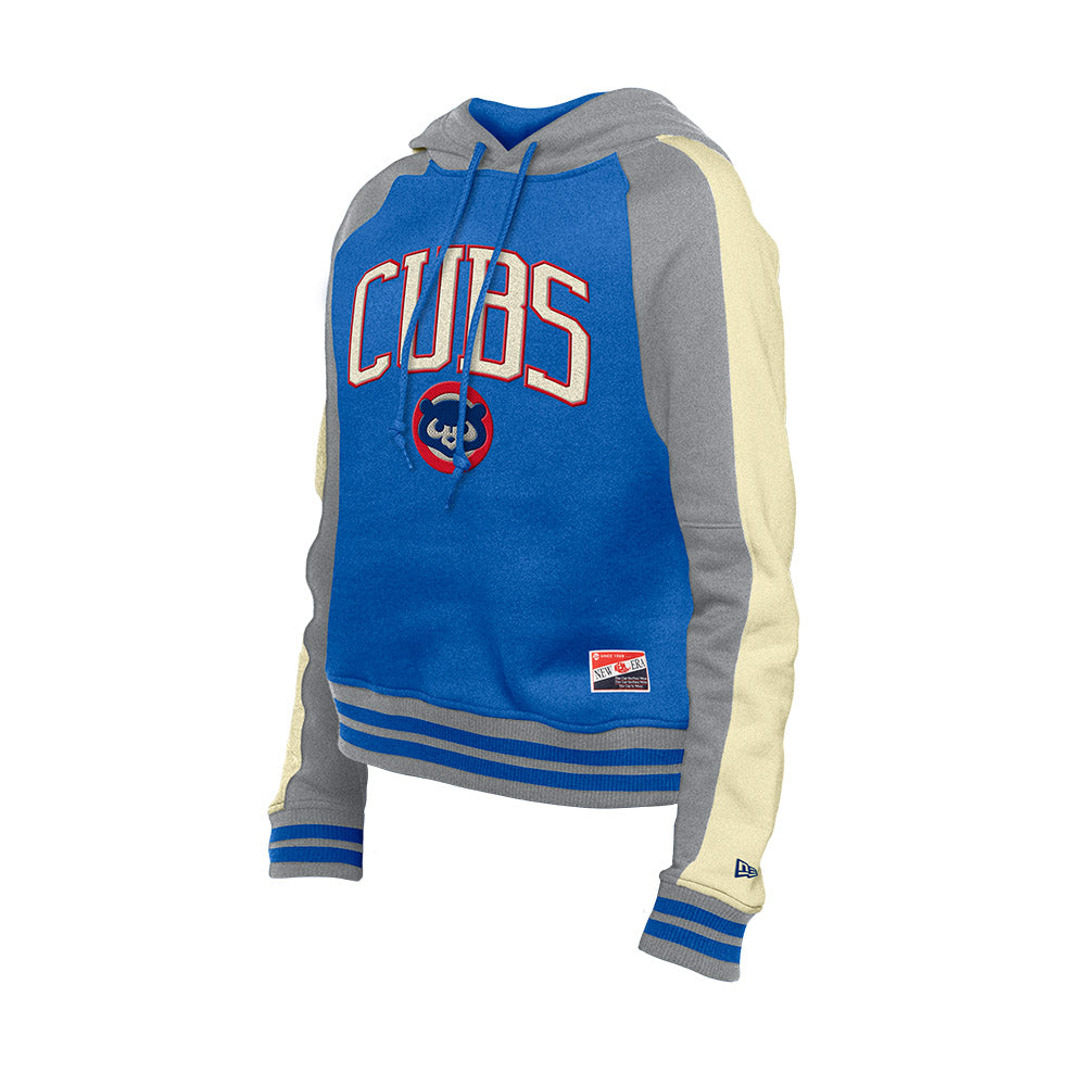 Chicago Cubs New Era Women 1934 Royal Pullover Hoodie product image 3, provided for visual reference and product detail