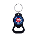 Chicago Cubs Black Bottle Opener Key Ring product image 1, provided for visual reference and product detail review