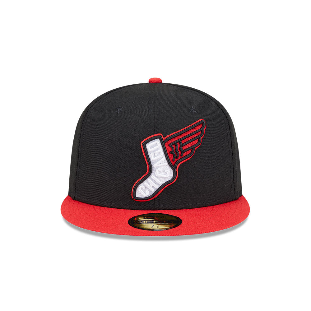 Chicago White Sox New Era 2025 City Connect Alternate 59FIFTY Fitted Hat product image 2, provided for visual reference and