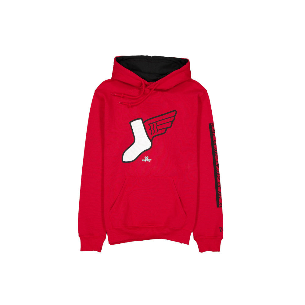 Chicago White Sox New Era Men Red/Black 2025 City Connect Southside Pullover Hoodie product image 1, provided for visual