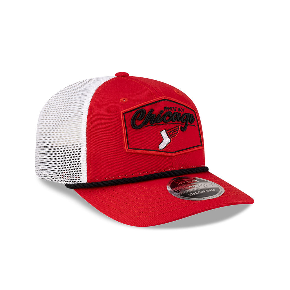 Chicago White Sox New Era Pitch 9SEVENTY Stretch-Snap Adjustable Hat product image 3, provided for visual reference and