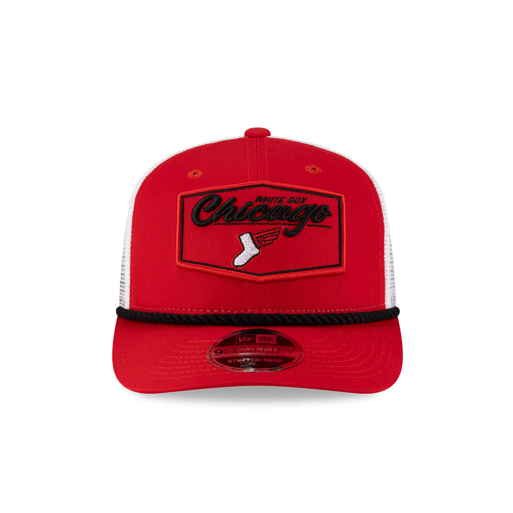 Chicago White Sox New Era Pitch 9SEVENTY Stretch-Snap Adjustable Hat product image 2, provided for visual reference and