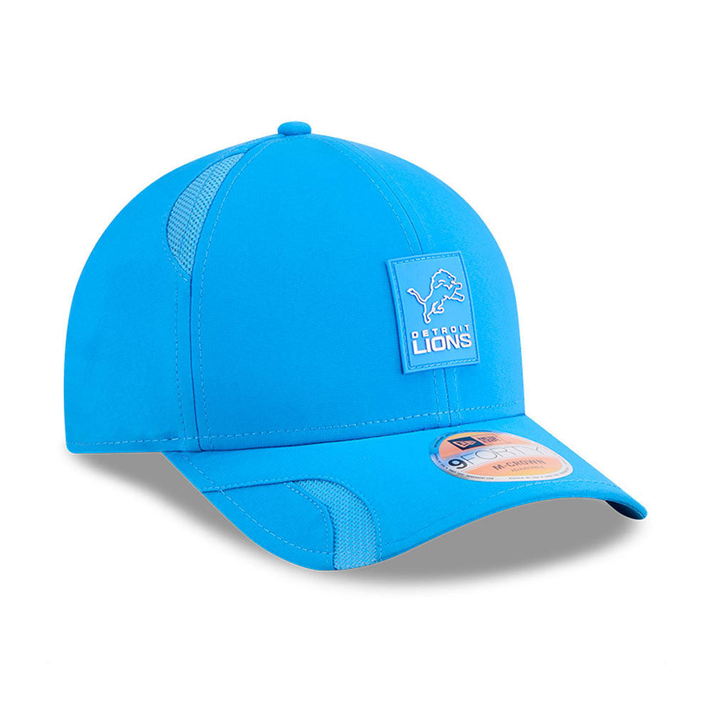 Detroit Lions New Era 2025 Sideline 9FORTY M-Crown Adjustable Hat product image 3, provided for visual reference and product