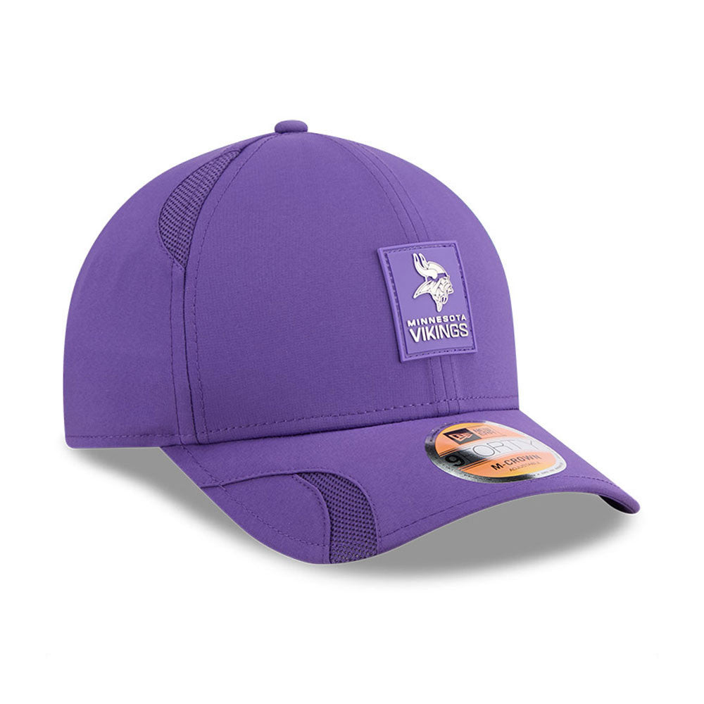 Minnesota Vikings New Era 2025 Sideline 9FORTY M-Crown Adjustable Hat product image 3, provided for visual reference and