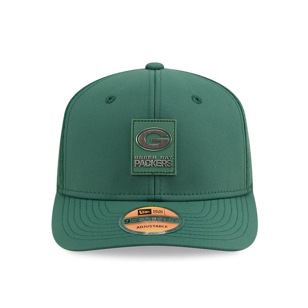 Green Bay Packers New Era 2025 Sideline 9SEVENTY Adjustable Hat product image 2, provided for visual reference and product