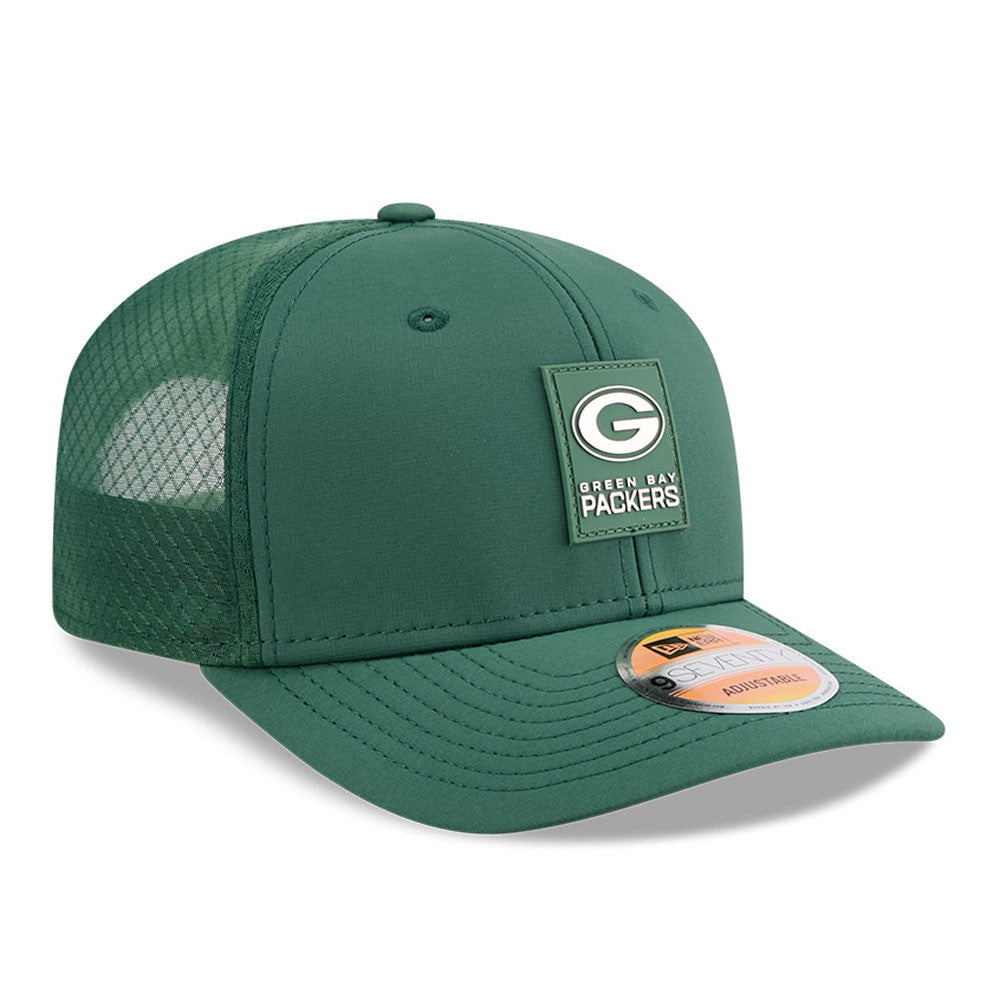 Green Bay Packers New Era 2025 Sideline 9SEVENTY Adjustable Hat product image 3, provided for visual reference and product