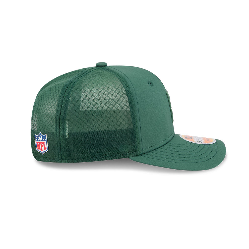 Green Bay Packers New Era 2025 Sideline 9SEVENTY Adjustable Hat product image 4, provided for visual reference and product
