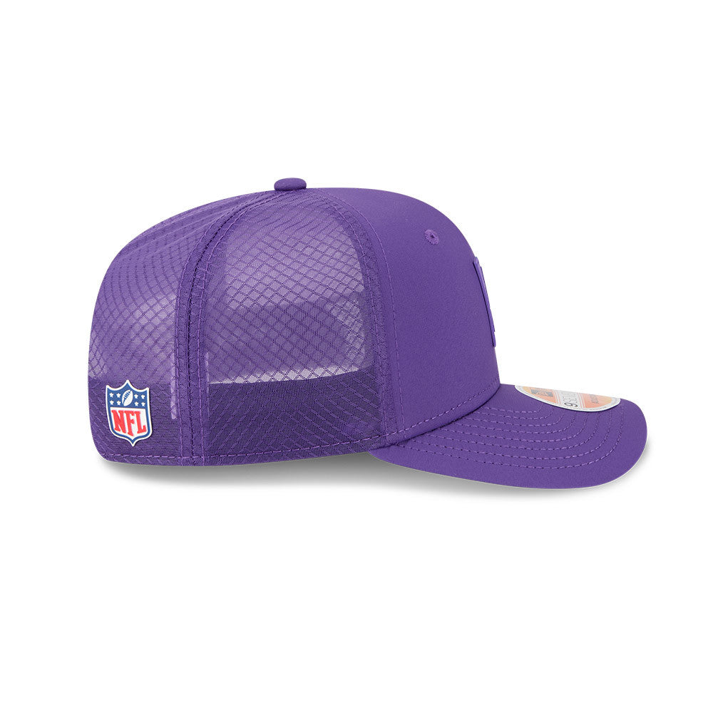 Minnesota Vikings New Era 2025 Sideline 9SEVENTY Adjustable Hat product image 5, provided for visual reference and product