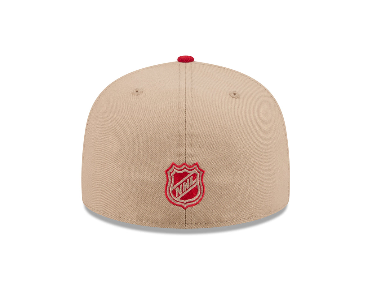 Montreal Canadiens NHL New Era Men Beige/Red 59Fifty Camo Fitted Hat product image 2, provided for visual reference and