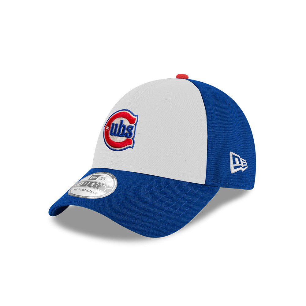 Chicago Cubs New Era White/Royal Alternate 39THIRTY Alt 2 Flex-Fit Hat product image 1, provided for visual reference and