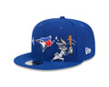 Toronto Blue Jays MLB New Era Men 9Fifty Royal Looney Tunes Bugs Bunny Snapback Hat product image 1, provided for visual