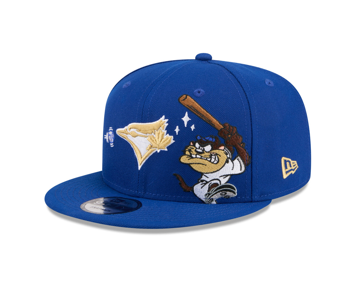 Toronto Blue Jays MLB New Era Men 9Fifty Royal Looney Tunes Taz Snapback Hat product image 1, provided for visual reference