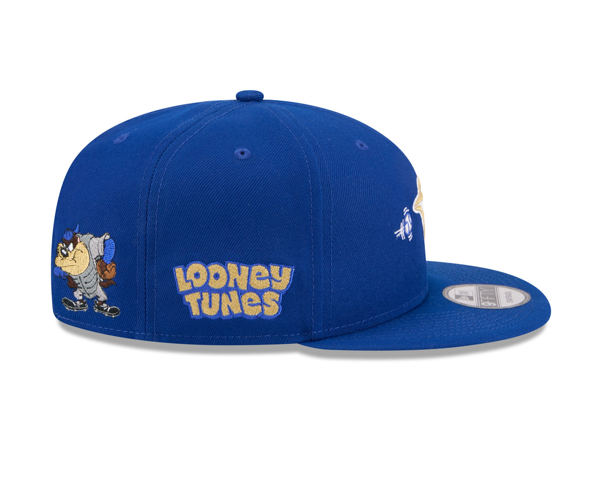 Toronto Blue Jays MLB New Era Men 9Fifty Royal Looney Tunes Taz Snapback Hat product image 6, provided for visual reference