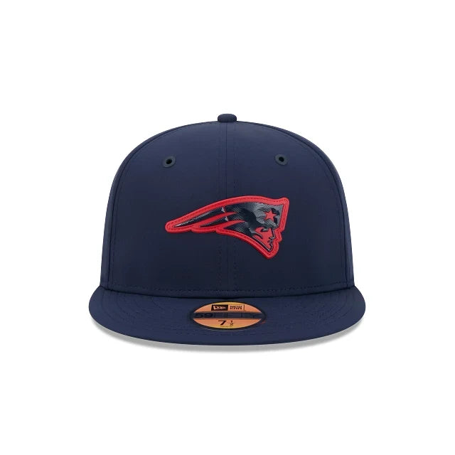 New England Patriots NFL New Era Men Navy 59Fifty 2026 Sideline Fitted Hat product image 3, provided for visual reference