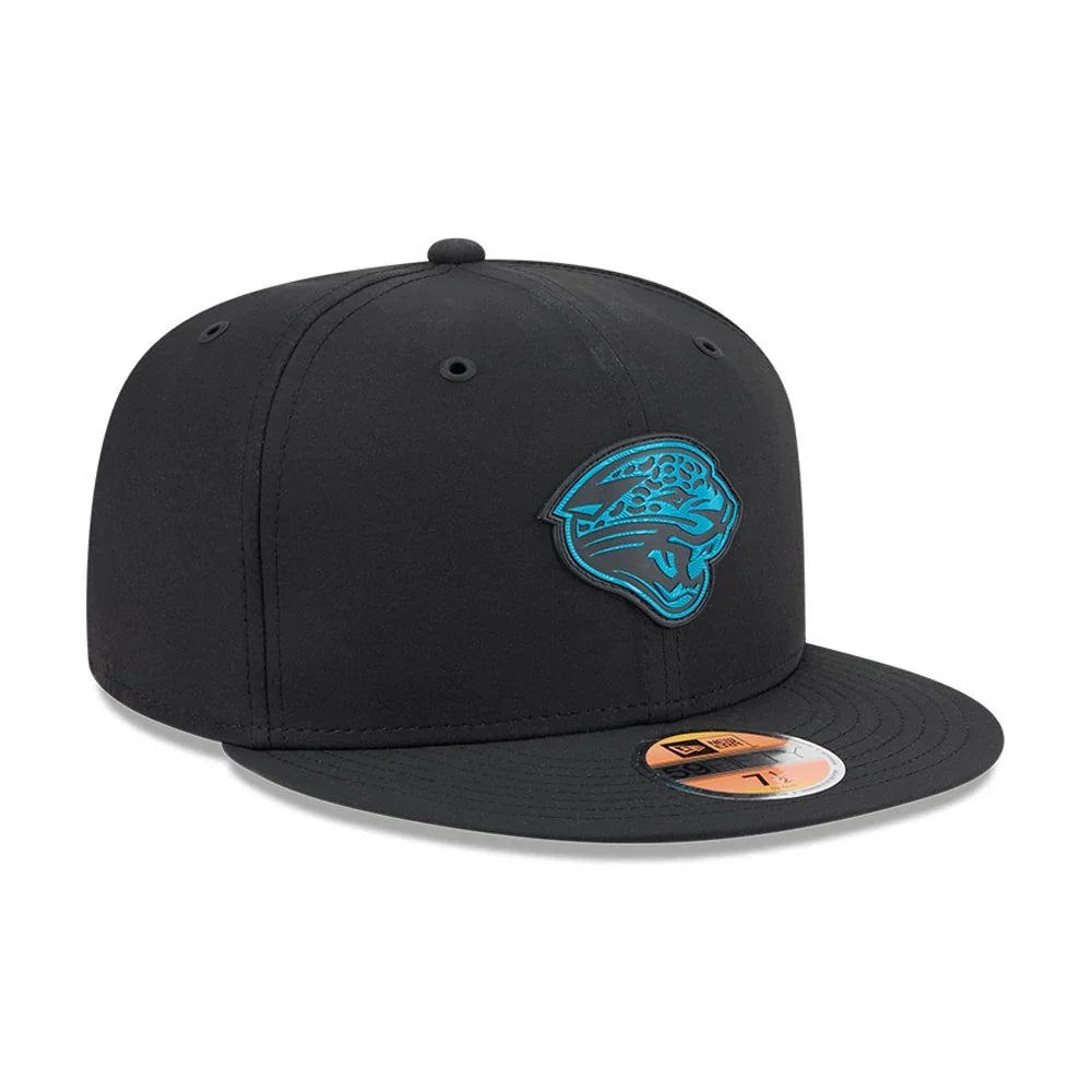 Jacksonville Jaguars NFL New Era Men Black 59Fifty 2026 Sideline Fitted Hat product image 3, provided for visual reference
