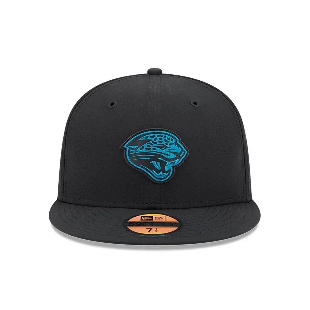 Jacksonville Jaguars NFL New Era Men Black 59Fifty 2026 Sideline Fitted Hat product image 2, provided for visual reference