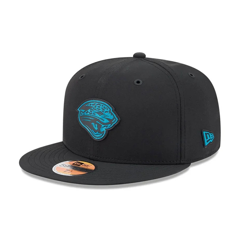 Jacksonville Jaguars NFL New Era Men Black 59Fifty 2026 Sideline Fitted Hat product image 1, provided for visual reference