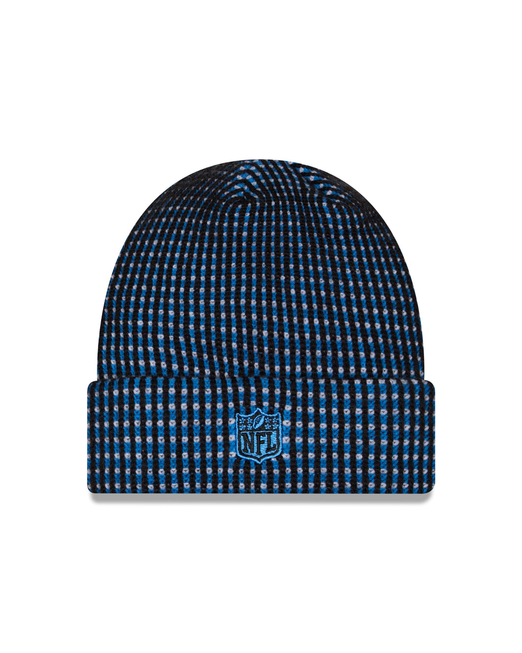 Detroit Lions NFL New Era Men Black 2026 Sideline Cold Weather Cuffed Knit Beanie Hat product image 2, provided for visual
