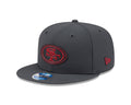 San Francisco 49ers NFL New Era Men Charcoal 9Fifty 2026 Sideline Cold Weather Snapback product image 1, provided for visual