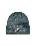 Philadelphia Eagles NFL New Era Men Green 2026 Sideline Cold Weather Cuffed Knit Beanie Hat product image 1, provided for