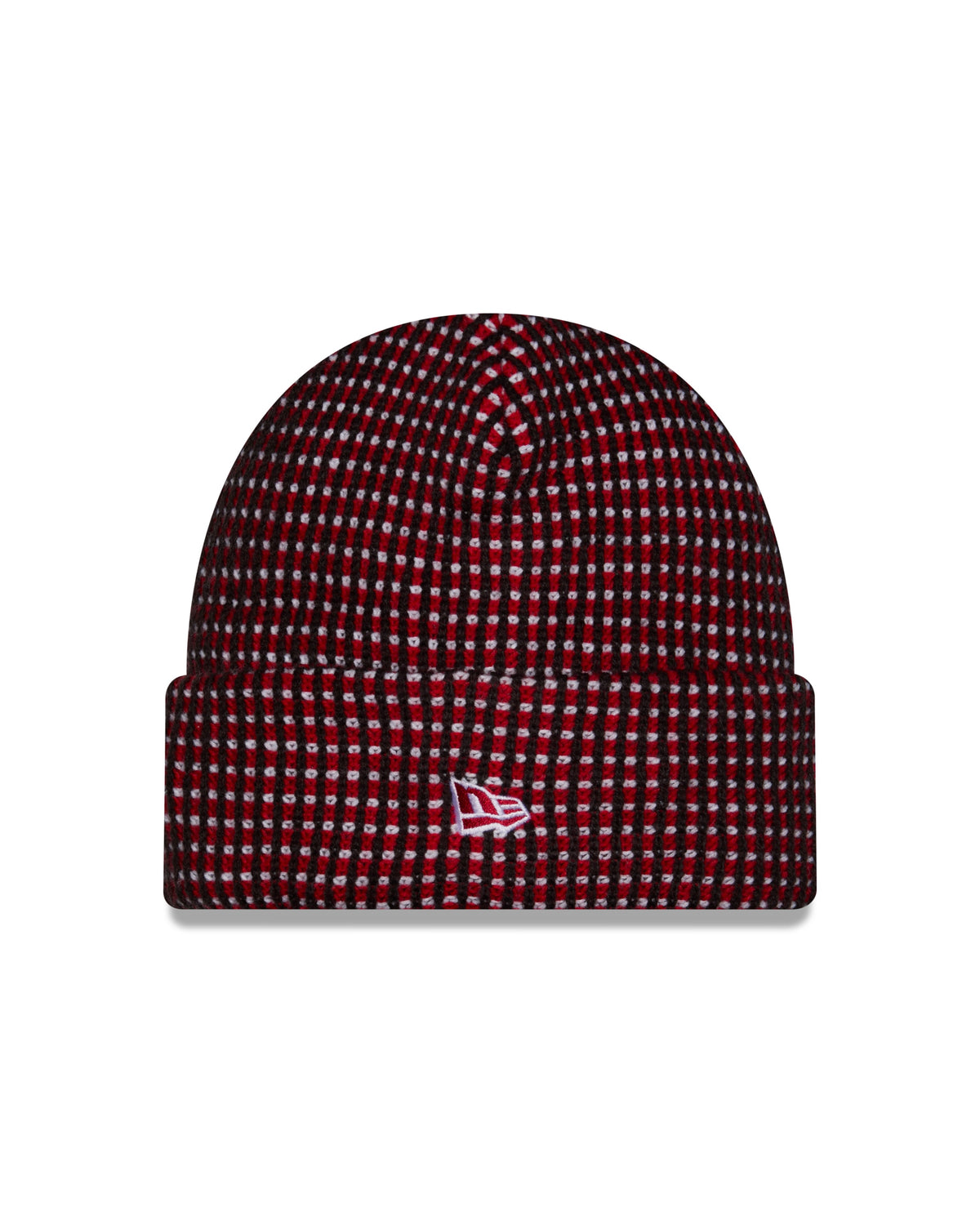 San Francisco 49ers NFL New Era Men Red 2026 Sideline Cold Weather Cuffed Knit Beanie product image 2, provided for visual