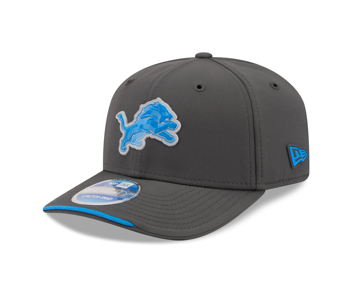 Detroit Lions NFL New Era Men Charcoal 9Seventy 2026 Sideline Cold Weather Stretch Snapback product image 1, provided for