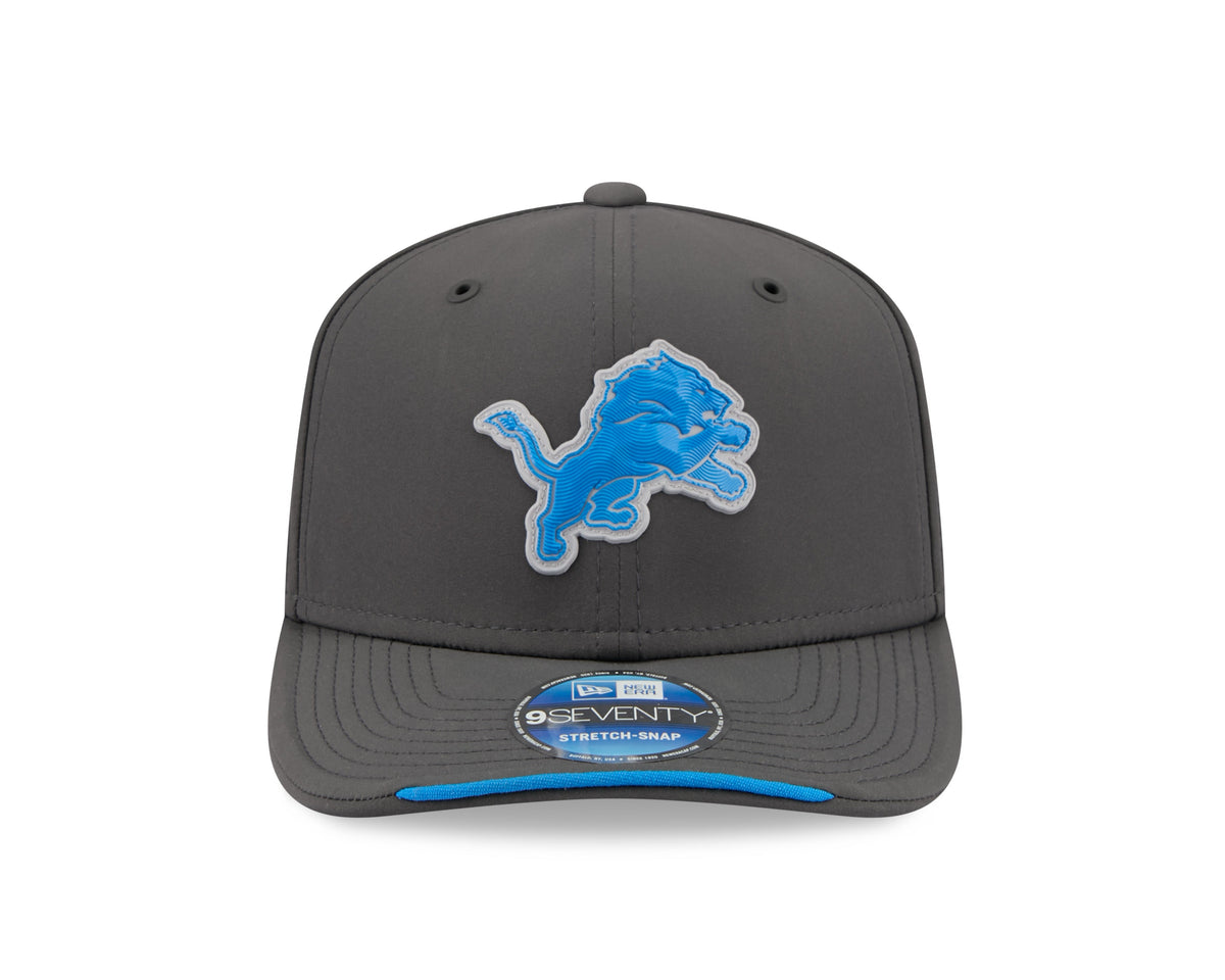 Detroit Lions NFL New Era Men Charcoal 9Seventy 2026 Sideline Cold Weather Stretch Snapback product image 3, provided for