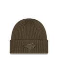 Toronto Blue Jays MLB New Era Men Olive Color Pack Beanie Knit Hat product image 1, provided for visual reference and