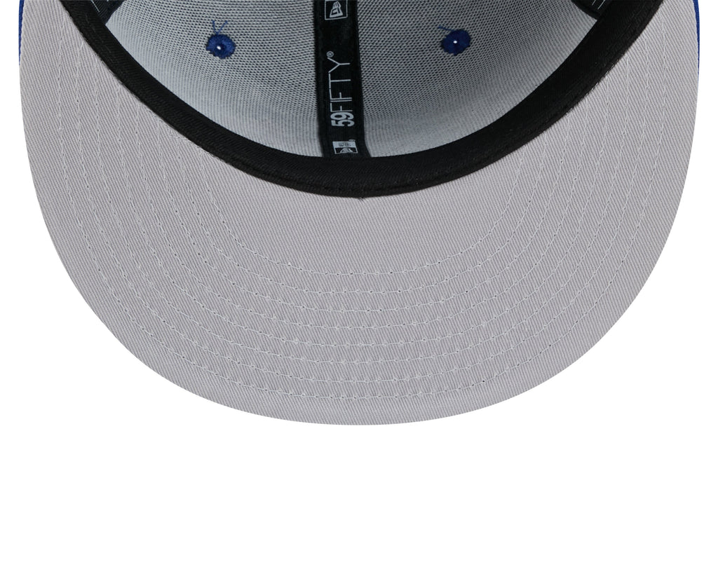 Toronto Blue Jays MLB New Era Men Royal Blue 59Fifty Side Script Fitted Hat product image 7, provided for visual reference