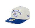 Montreal Expos MLB New Era Men Chalk White 19Twenty Stacked Snapback Hat product image 1, provided for visual reference and