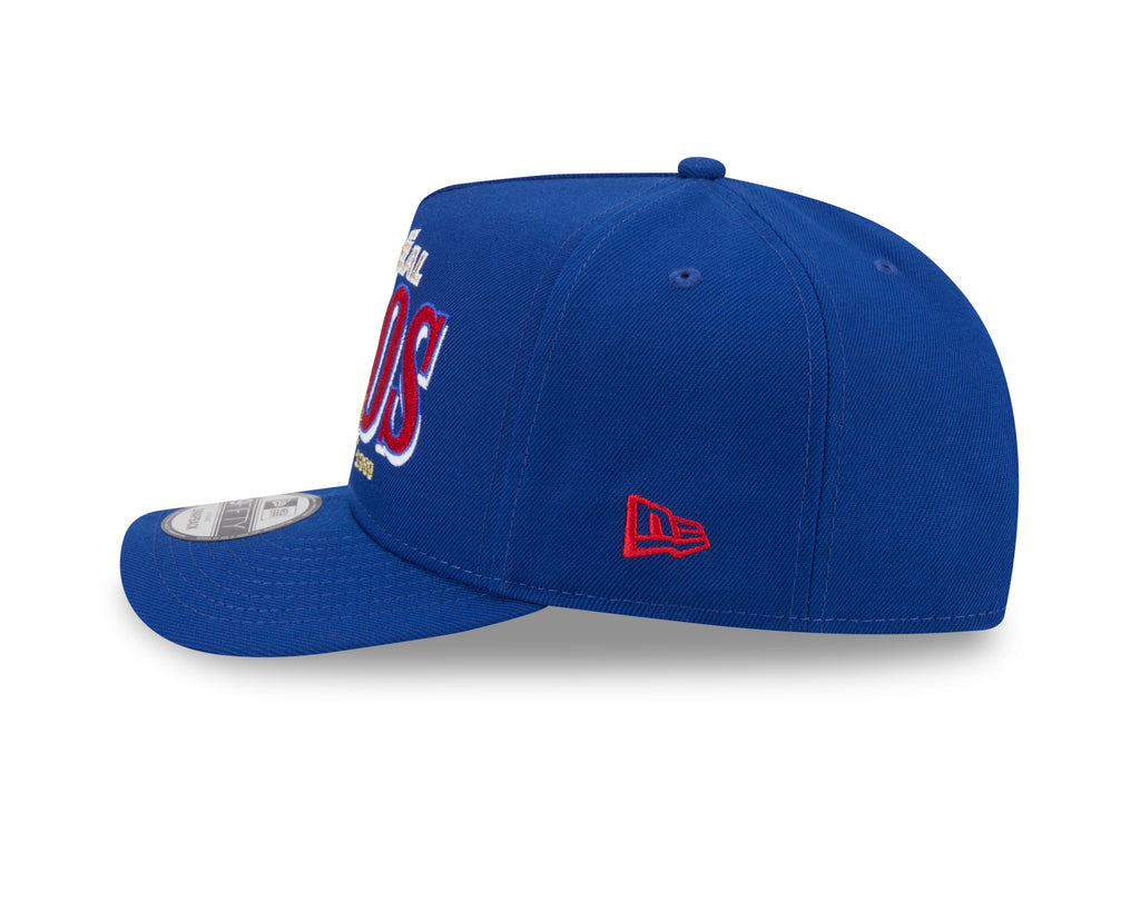 Montreal Expos MLB New Era Men Royal 9Fifty A-Frame Laurel Snapback product image 4, provided for visual reference and