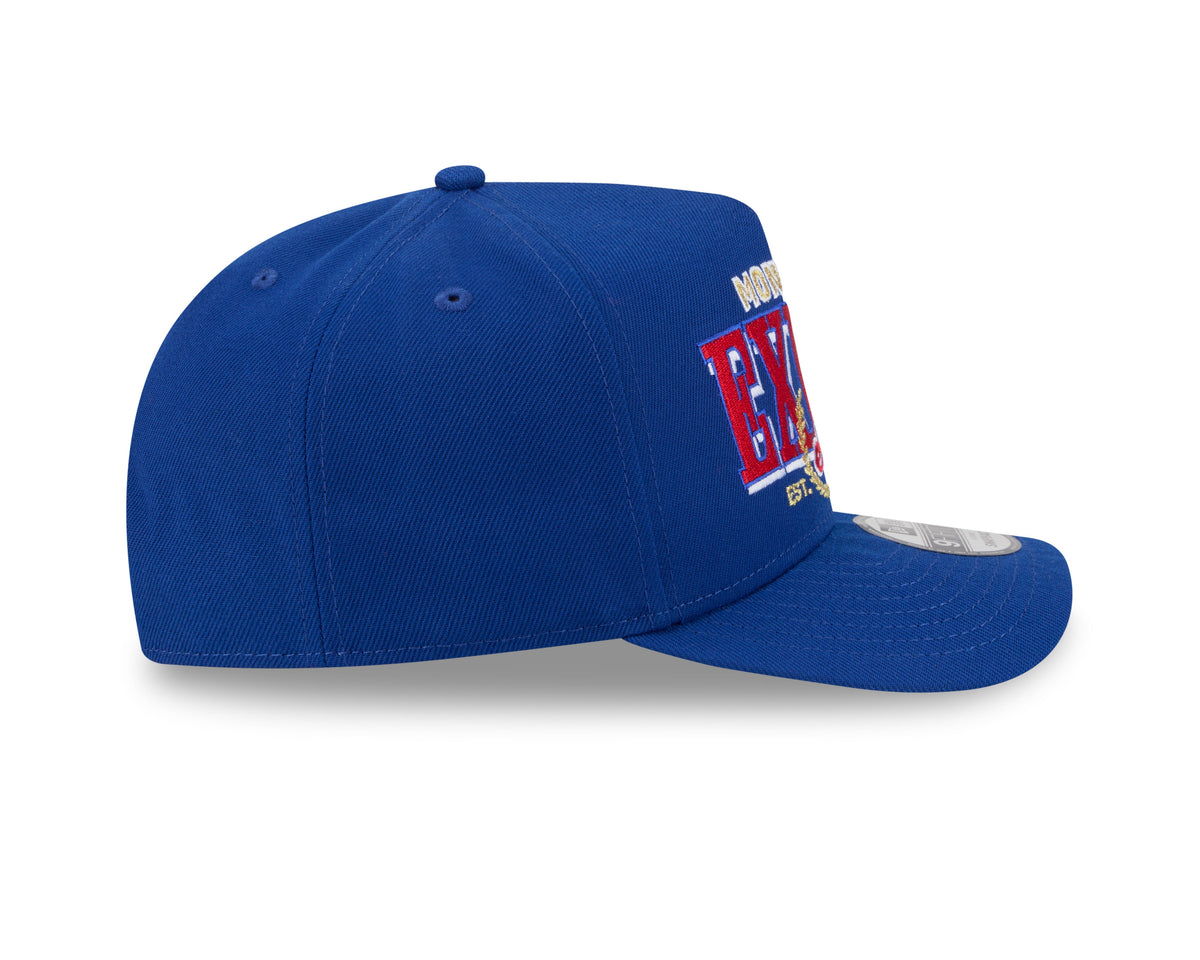 Montreal Expos MLB New Era Men Royal 9Fifty A-Frame Laurel Snapback product image 5, provided for visual reference and