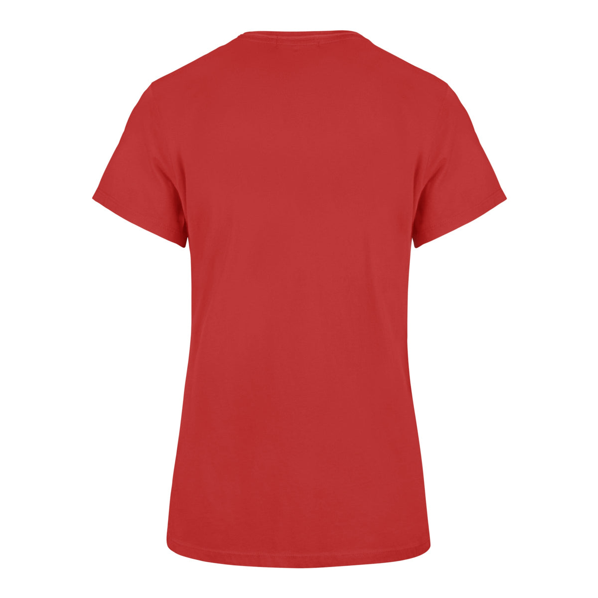 Chicago Cubs Women '47 Red Frankie T-Shirt product image 2, provided for visual reference and product detail review