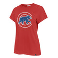 Chicago Cubs Women '47 Red Frankie T-Shirt product image 1, provided for visual reference and product detail review