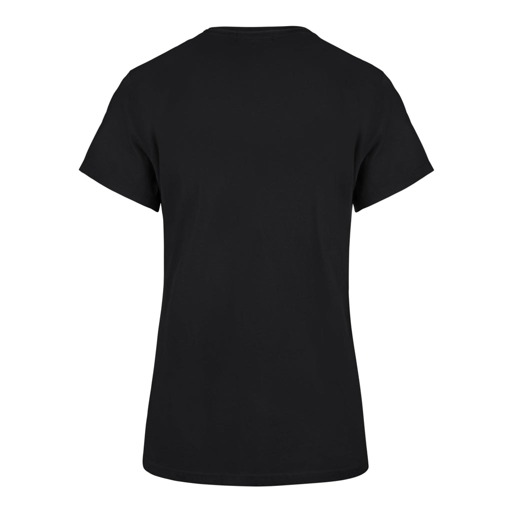 Chicago Cubs Women '47 Black Frankie T-Shirt product image 2, provided for visual reference and product detail review