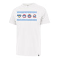 Chicago Cubs '47 White Four Logos Franklin T-Shirt product image 1, provided for visual reference and product detail review