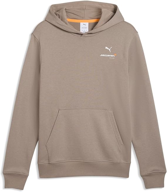 McLaren Racing F1 Puma Men Gray Essentials Relaxed Hoodie product image 1, provided for visual reference and product detail