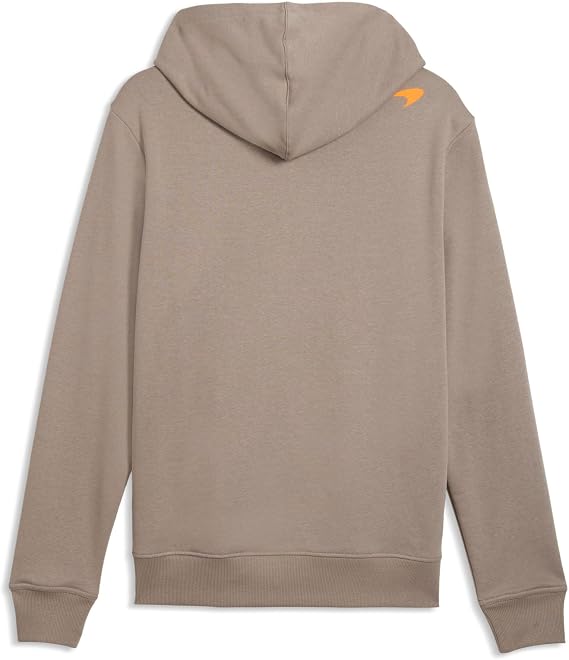 McLaren Racing F1 Puma Men Gray Essentials Relaxed Hoodie product image 2, provided for visual reference and product detail