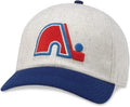 Quebec Nordiques NHL American Needle Men Ivory Royal Vintage Archive Legend Adjustable product image 1, provided for visual