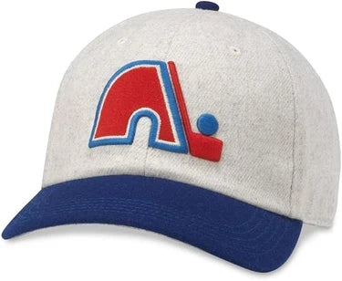 Quebec Nordiques NHL American Needle Men Ivory Royal Vintage Archive Legend Adjustable product image 1, provided for visual