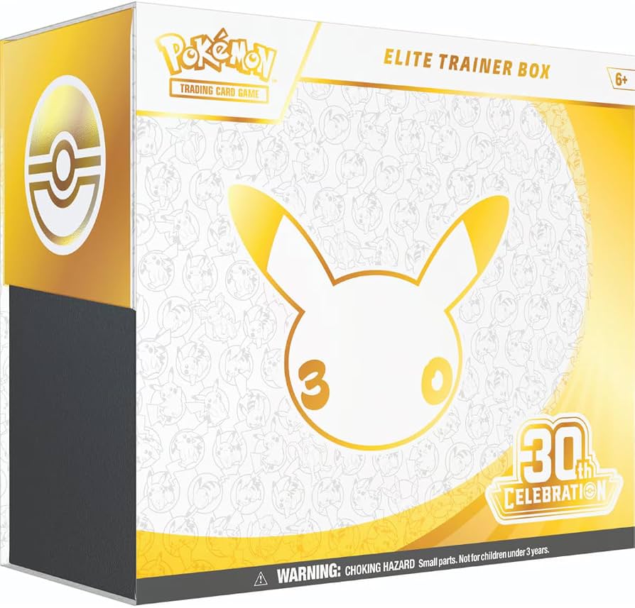 Pokémon TCG 30th Celebration Elite Trainer Box product image 1, provided for visual reference and product detail review