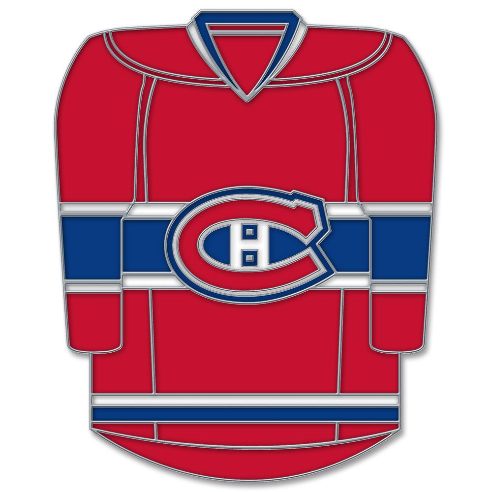 Montreal Canadiens NHL WinCraft Uniform Collector Enamel Pin product image 1, provided for visual reference and product